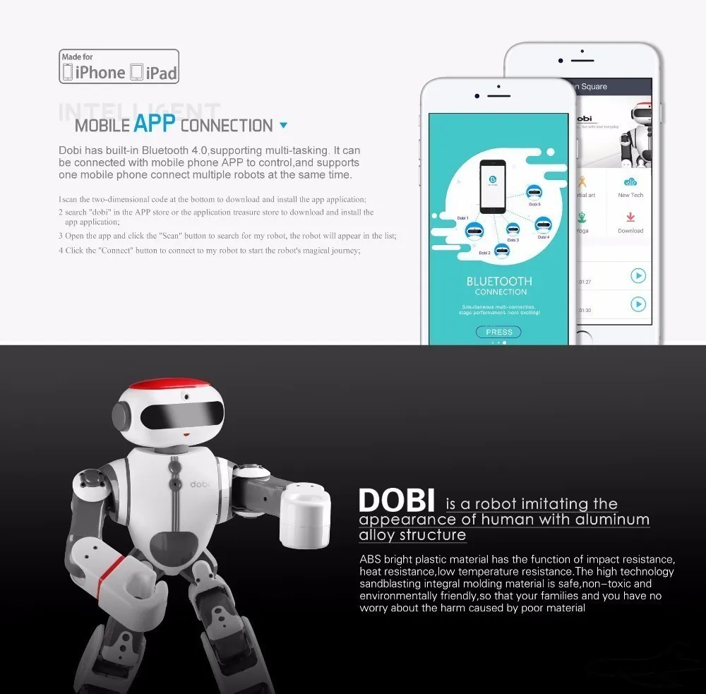 WLtoys F8 Dobi пульт дистанционного управления робот игрушка телефон управление Танцующая история ходьба умный робот Игрушка развивающая смарт-игрушка ZLRC