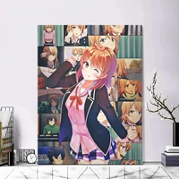 home decor canvas oregairu iroha isshiki anime pictures wall art paintings prints modern modular poster for bedroom background