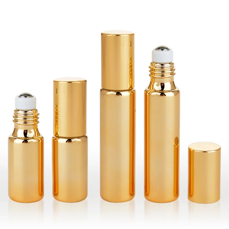 5 мл 10 Ультрафиолетовый стеклянный флакон для духов мини многоразовый с рулоном