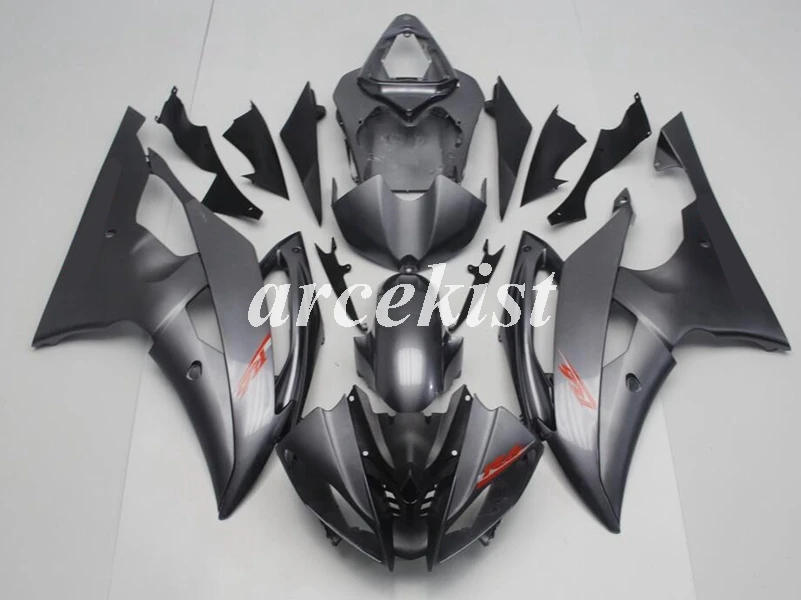 

Литьевая Форма НОВЫЙ ABS мотоцикл обтекатели комплект для YAMAHA YZF-R6 2006 2007 06 07 R6 Кузов Набор серый глянцевый