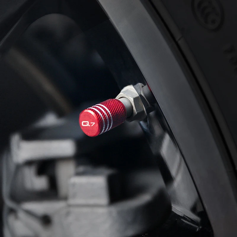 Колпачки для клапанов автомобильных колес чехол Audi Q7 A4 A4L A5 A6L A8L B6 B8 B7 A6 C5 C6 C7 A3 Q3 Q5