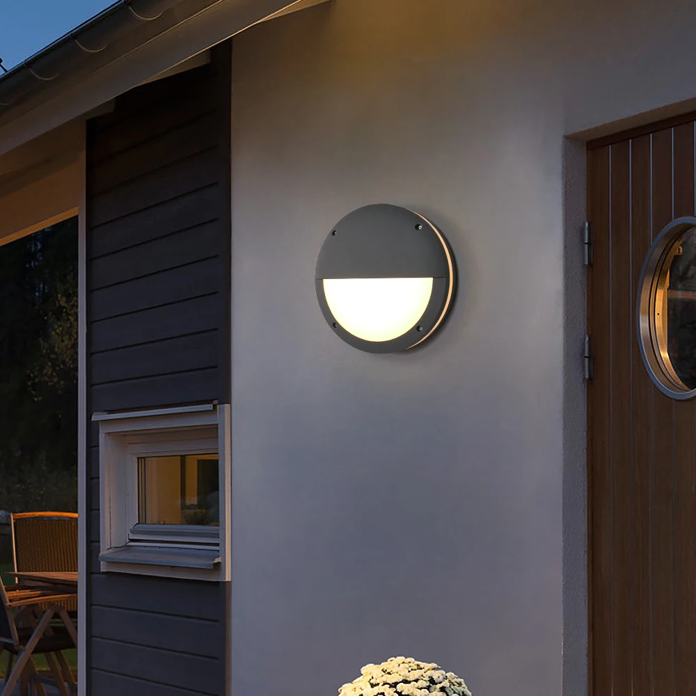 Европейский современный настенный светильник уличное светодиодное