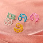 Новые эмалевые Открытые Кольца карамельных цветов с ручной росписью, круглые кольца, Женские Простые капающие масляные геометрические кольца на костяшки, эстетические ювелирные изделия