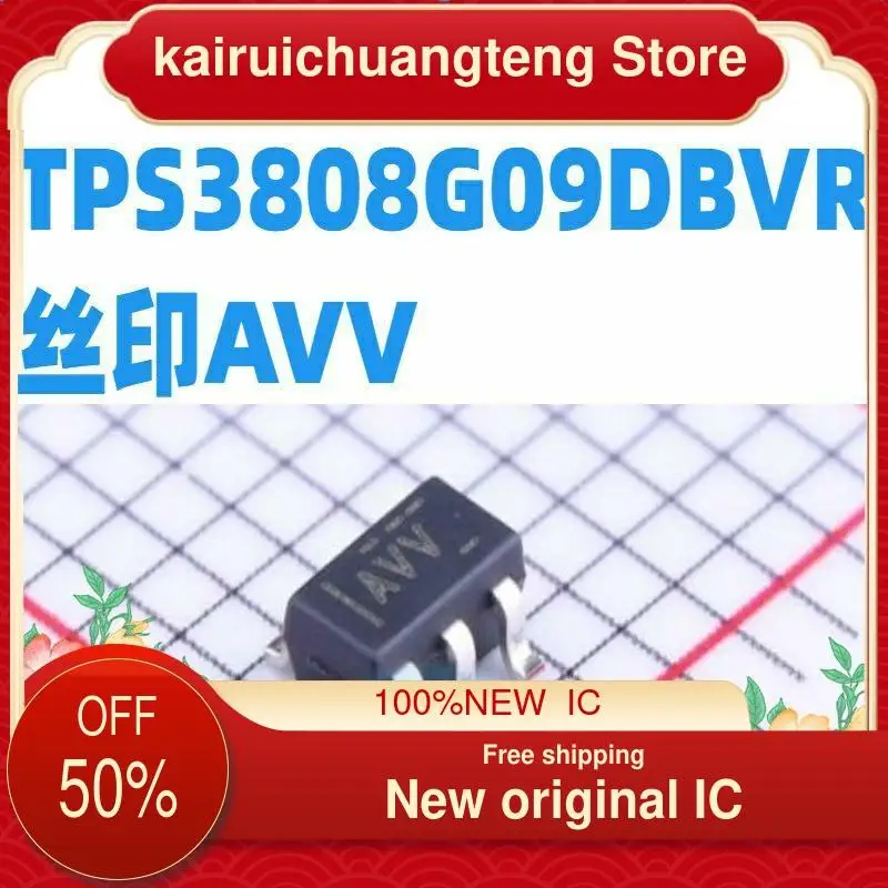 

10-200 шт. TPS3808G09DBVR AVV SOT23-6 новый оригинальный IC