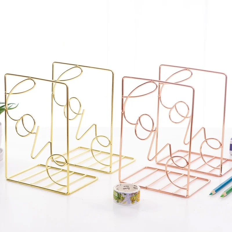 Железная проволока металлические книжные концы в скандинавском стиле