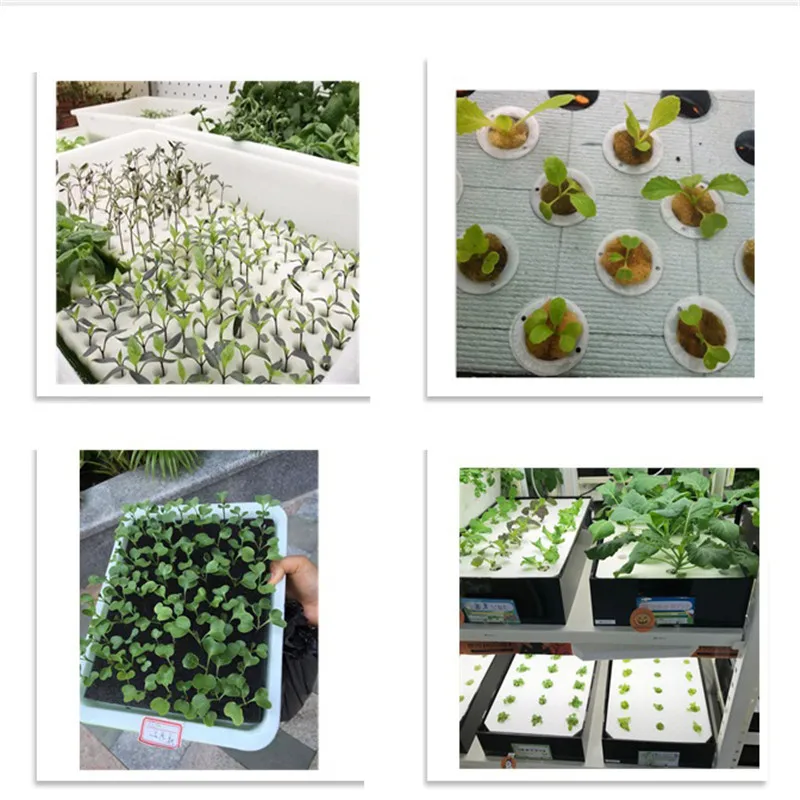 

100 Pcs Soilless Hydroponic Vegetables Nursery Pots Nursery Sponge Culture System Water Planting For Home Garden Eco-Friendly