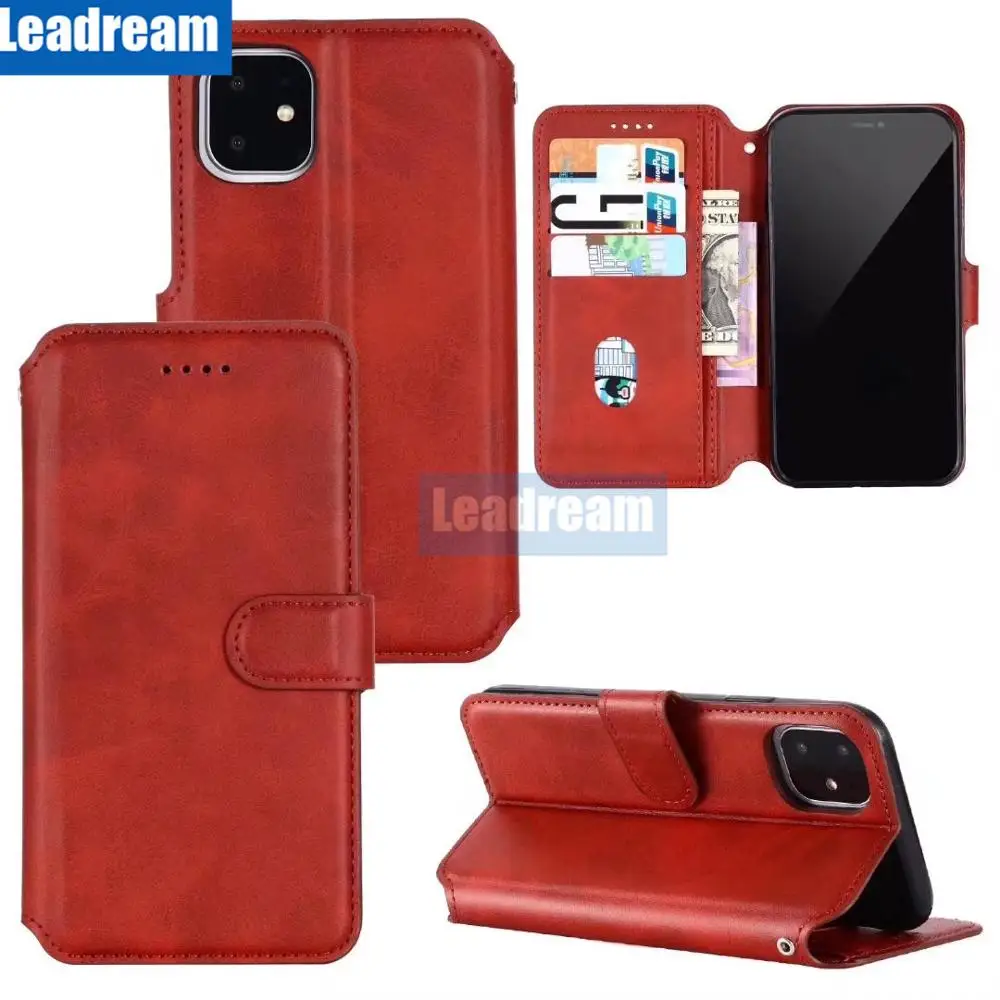 Чехол-бумажник из искусственной кожи для iPhone 11 Pro MAX 500 шт. | Мобильные телефоны и