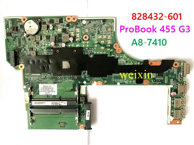 Материнская плата 828432-601 для ноутбука HP ProBook 455 G3 455-G3 445 материнская с