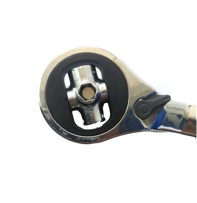 8 в 1 Трещоточный ключ с двойной головкой гаечный из хромованадиевой стали