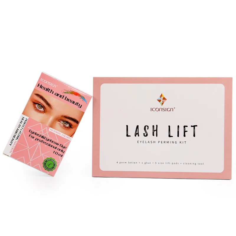 Dropshipping Lash Lift kit and Eyelash Eyebrow Dye Tint Sell Together Lash Lifting Eyelash growth Eyelashes Dye Tint for Eyebrow