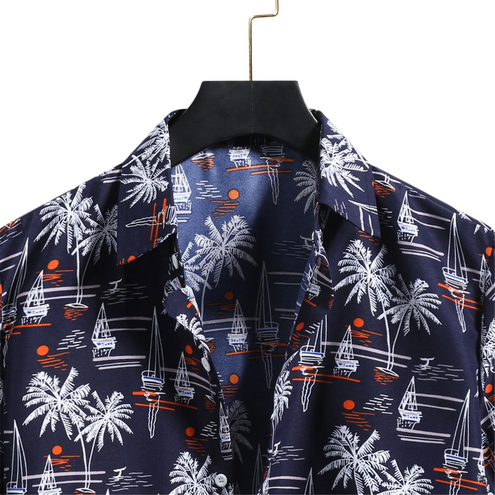 

2021 T-shirt Man Cardigan Short Sleeve Hawaiian Printting Beach Flower Shirt Male Lapel Shirt Streetwear Summer Man Clothes
