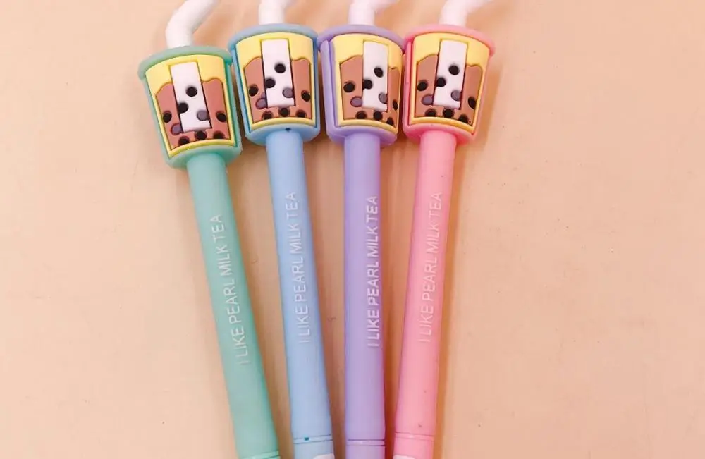 Корейская креативная гелевая ручка с молочной чашкой милая мультяшная
