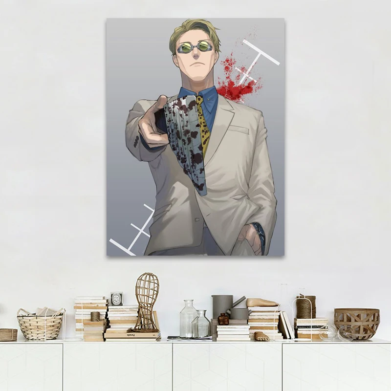 

Wall Art Nanami Kento Canvas Painting Printed Jujutsu Kaisen Pictures Home Decor Bedroom Bedside Background Modular Anime Poster