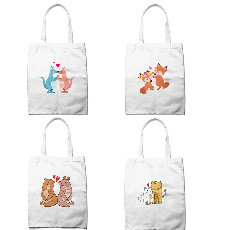 

Холщовые сумки, Мультяшные хлопковые креативные сумки для покупок, сумка для путешествий унисекс, сумки для женщин, Простая Дорожная сумка-...