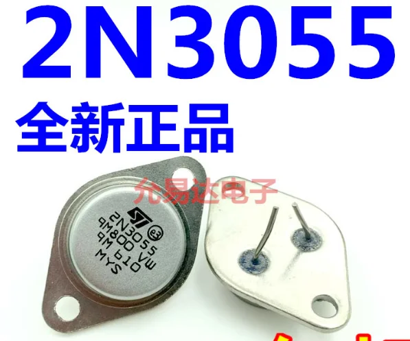 

MeiMxy 5PCS Transistor 2N3055 TO-3 15A 60V NPN AF Amp Audio Power new and original IC