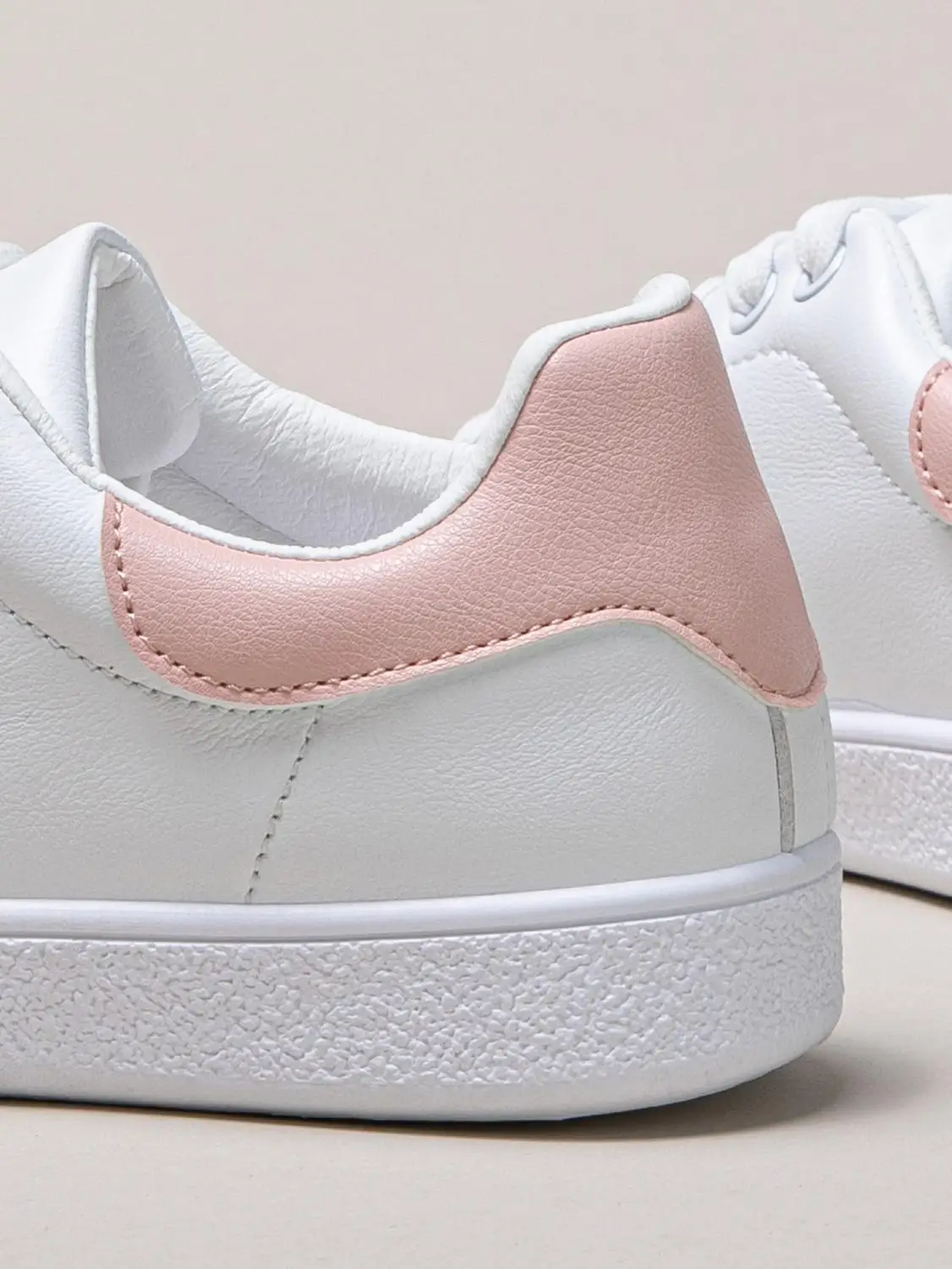 Кроссовки женские из ПУ кожи модная повседневная обувь однотонные классические