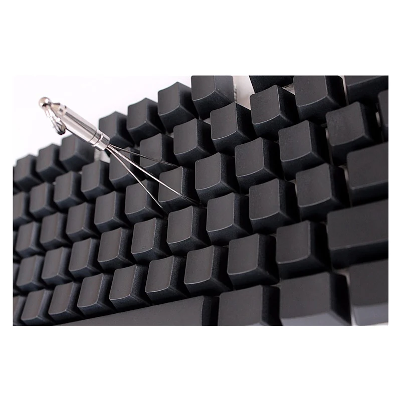 Утолщенные черные пустые колпачки PBT MP 108 Keys высокая износостойкость OEM профиль