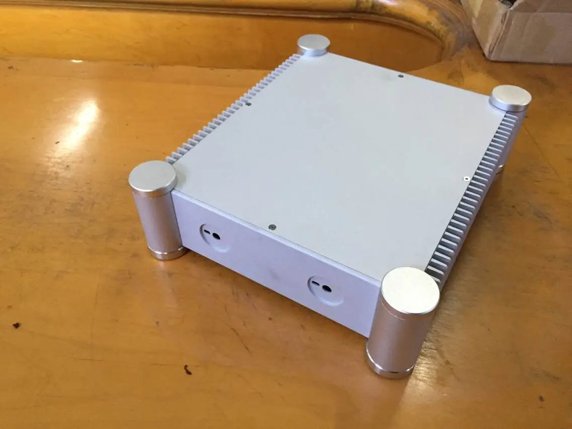 

KYYSLB 260X86X311mm Новый закругленный профиль трубки полностью алюминиевый корпус 2607 закругленный Чехол DIY чехол усилитель шасси