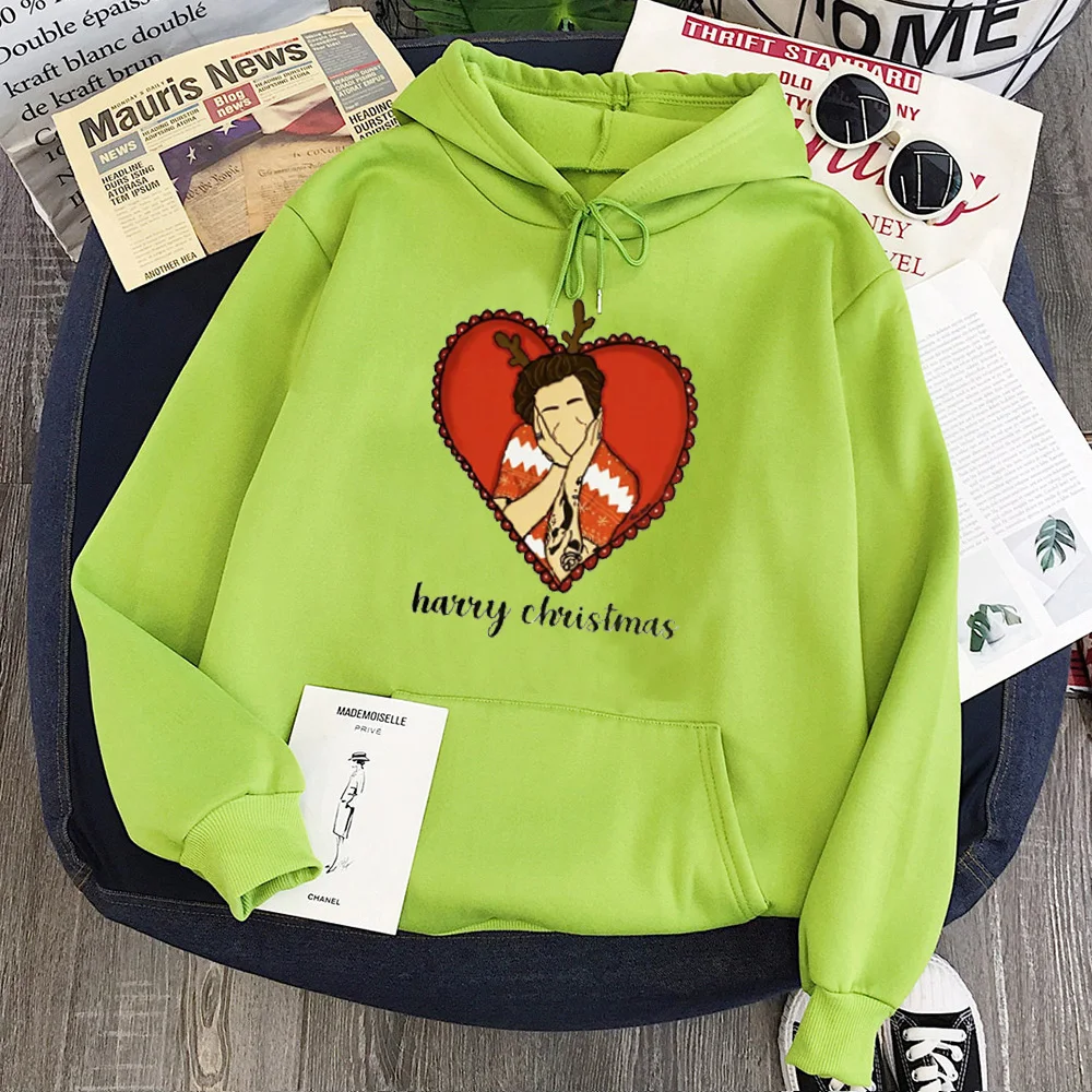 

Vintage Christmas Hoodies Women 2021 Christmas Time Print Hoodie Vintage Fashion Tops Aesthetic Crewneck Sweatshirt