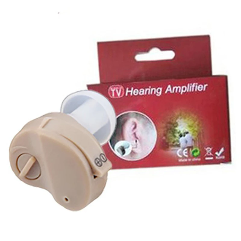 

Hearing Aid Ear Audiphone Sound Amplifier Voice Amplifier for Deaf Old Man Elderly Listen Music Calls Watching TV Hearing Aids