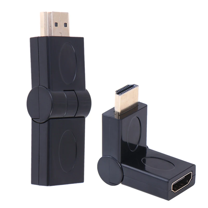 HDMI адаптер 90 градусов Вращающийся для мужчин и женщин поворотный складной