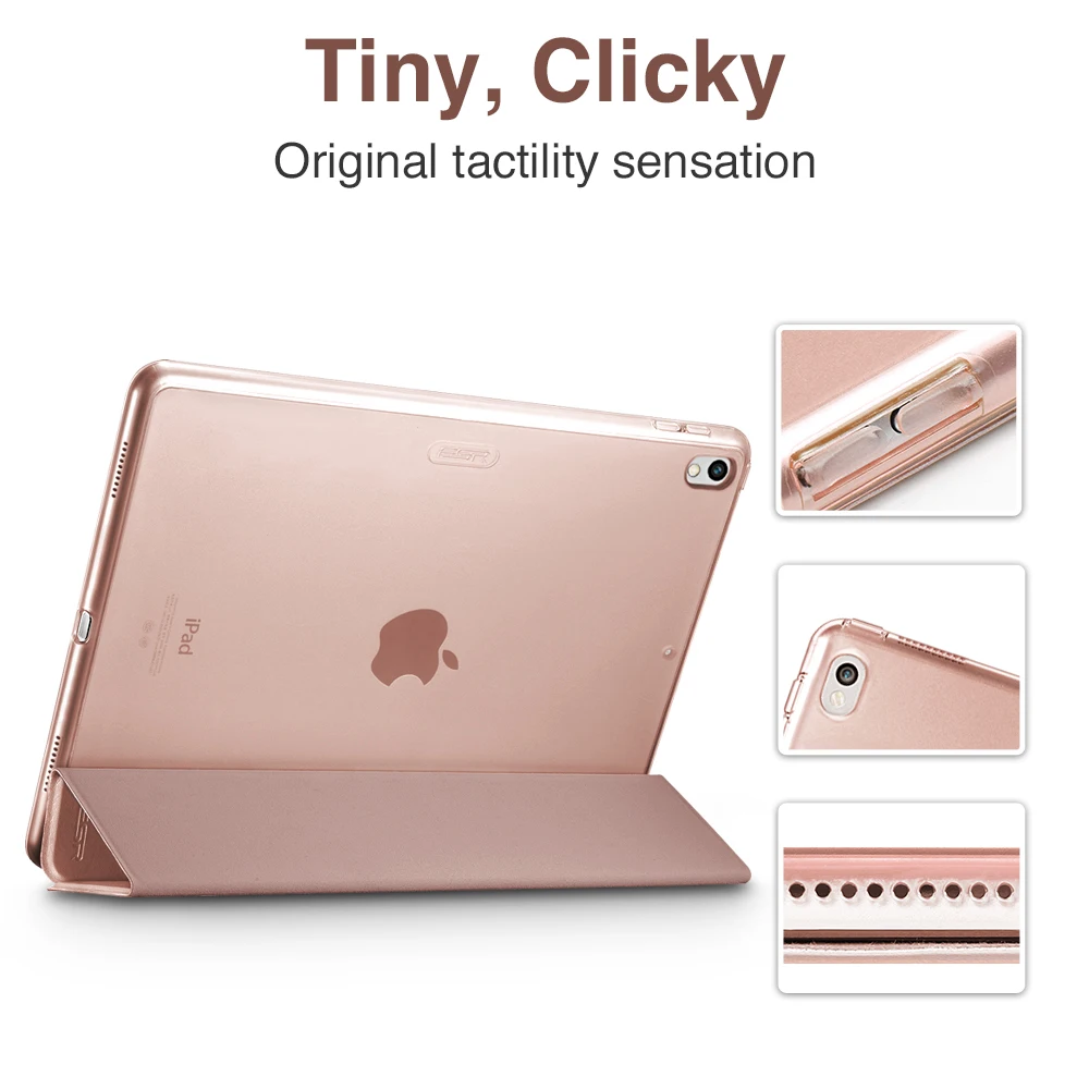 Чехол для iPad Pro 12,9 дюйма, новинка, ESR YiPPee, цветной, ультра тонкий, искусственная кожа, умный чехол, магнитный, пробуждение, сон