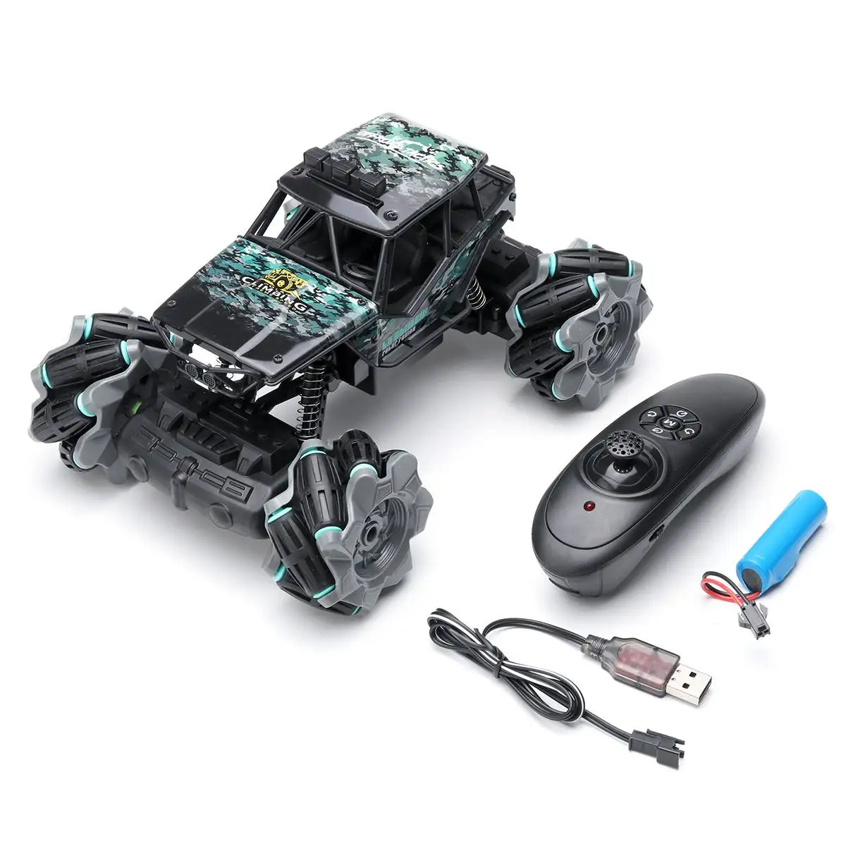 

2.4G LED Stunt RC Car 360 Degree Rotation Twisting Vehicle Drift Car Driving Toy Remote Control Stunt High Quality Car For Kids