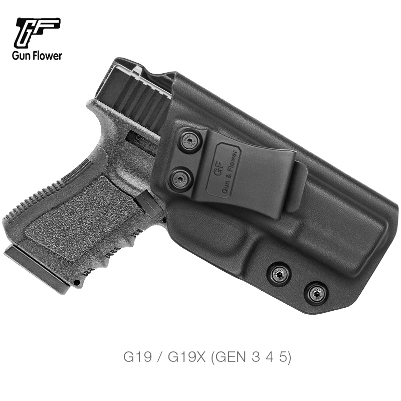 Пистолет и цветок Glock 19/23/32 пистолет внутри скрытые переноски Kydex держатель с