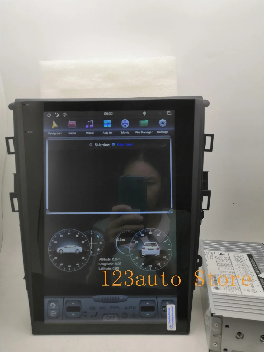12,1 ''вертикальный экран Tesla стиль Android 8,1 автомобильный DVD gps плеер NAVI для Ford Mondeo Fusion MK5 2013- радио PX6 carplay