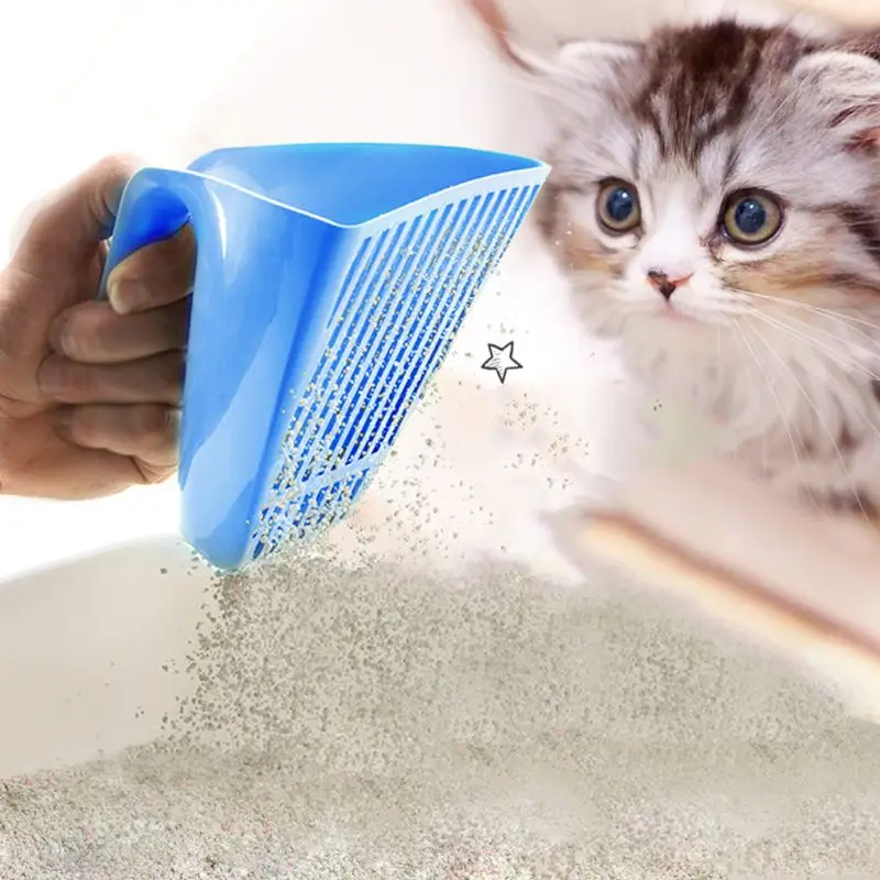 

Pet Litter Shovel Cats Sand Sifting Spoons Cleaning Tool Portable Scoop