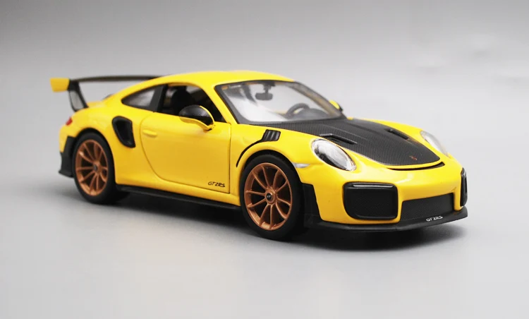 Maisto, 1/24, 1:24,, Porsche, 911, GTS, RS, суперкар, спортивный гоночный автомобиль, литая под давлением, модель, игрушка для детей, для мальчиков и девочек