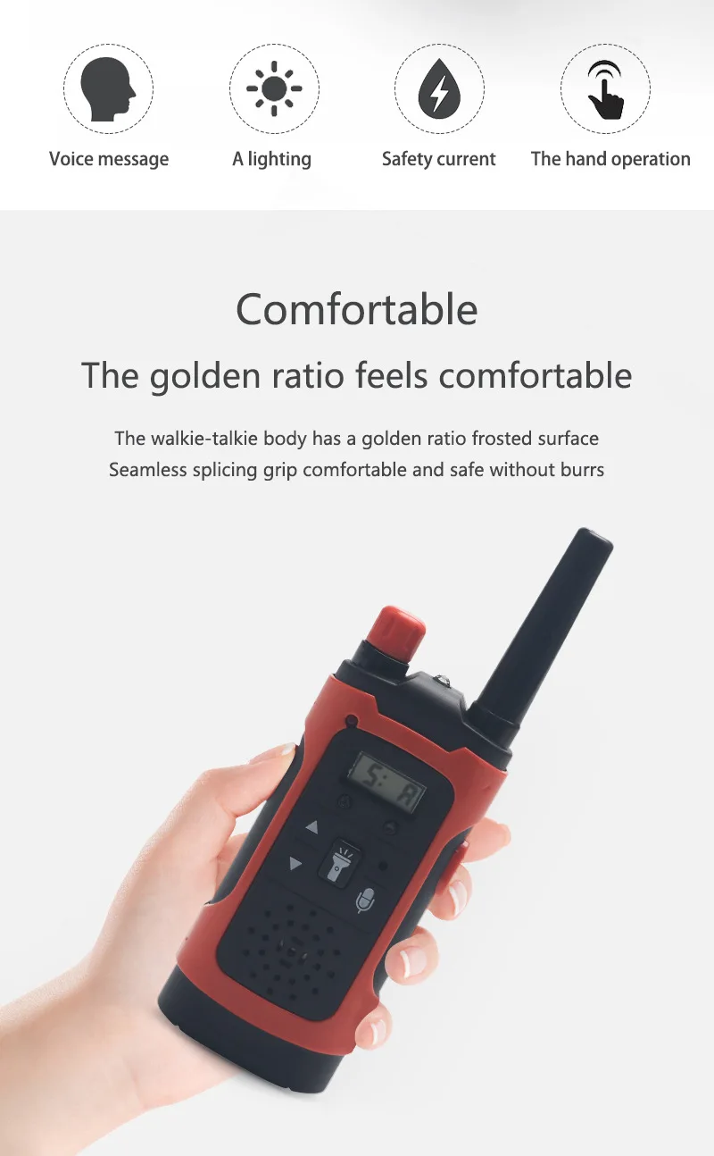 Walkie-talkie игрушка на дальние расстояния Беспроводной смарт-звонок пара мальчик и девочка моделирование домофон игрушка обмен интерактивная игрушка
