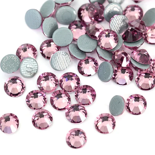 lt Amethyst AAAAA лучшее качество стразы исправление стразы Красочные железные стразы на стекло стразы горячей фиксации стразы свадебное платье Y0577 - Цвет: lt Amethyst