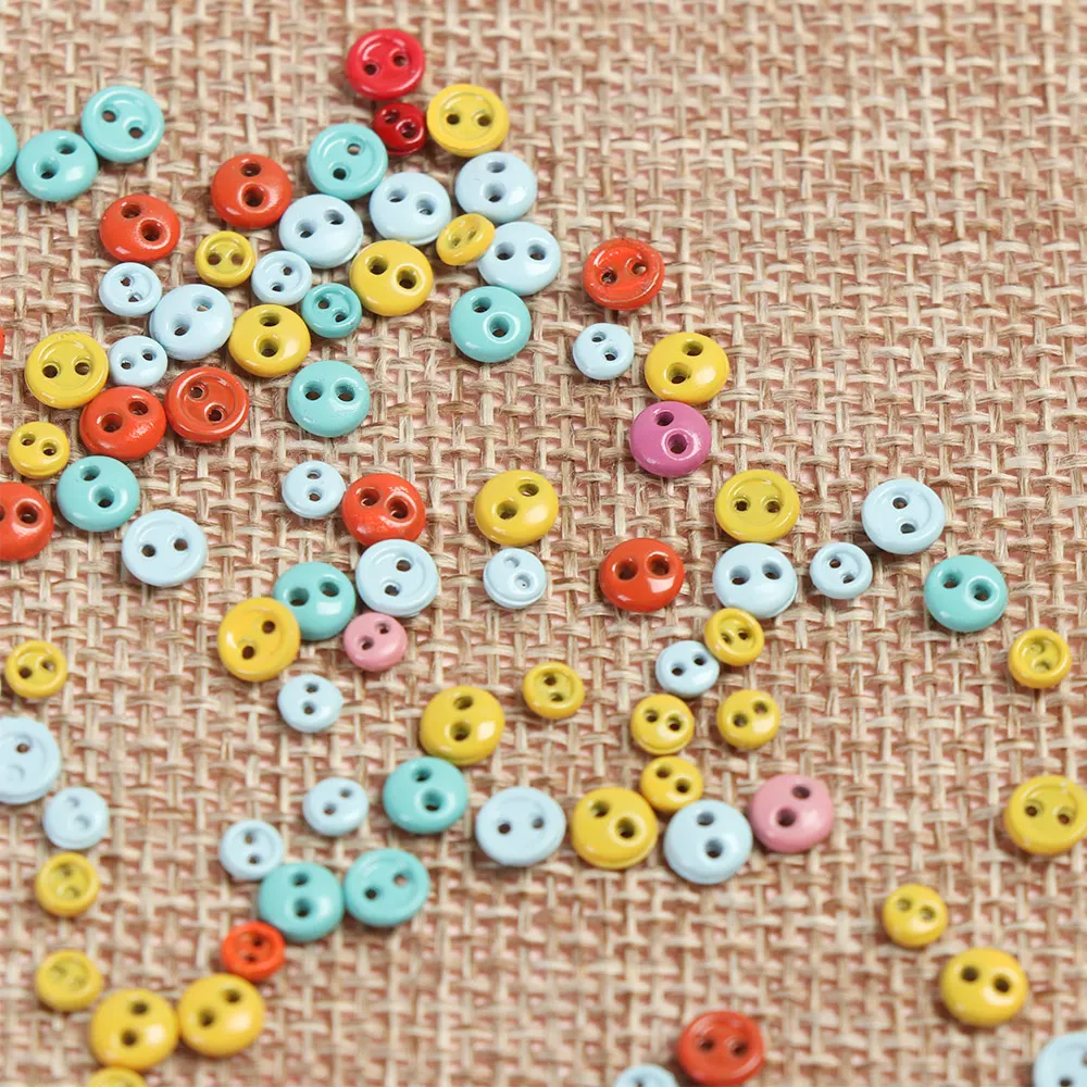 20 шт 3/4 мм мини круглые кнопки металлические пряжки два отверстия фаршированные