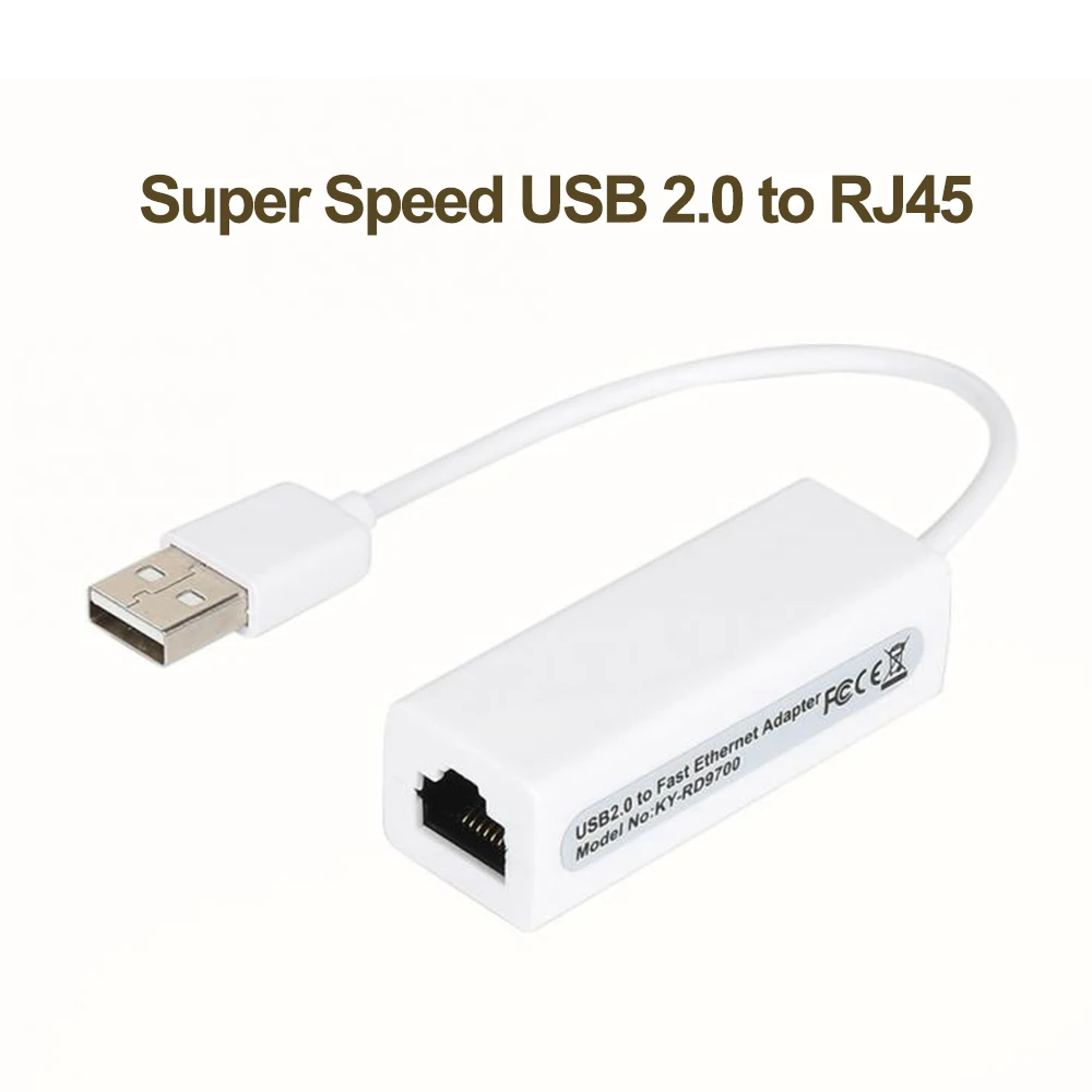 USB Ethernet Adapter 10Mbps Network Card RJ45 C Lan For Windows 7/8/10 Laptop Computer D9700 Wired Internet Cable | Компьютеры и офис