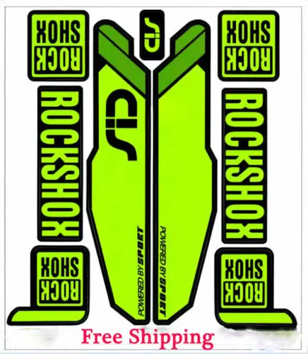 Наклейки на велосипед Rock Shox SID бесплатная доставка наклейки переднюю вилку