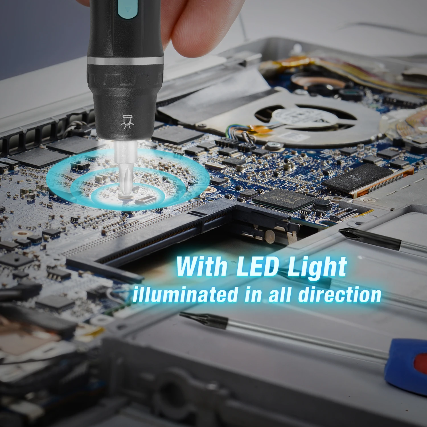 

WORKPRO 3.6V Electrical-screwdriver With Bits Mini Portable USB Rechargeable Torque Screwdriver