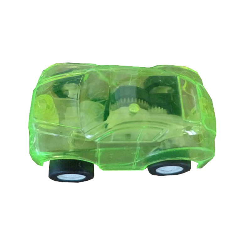 8 шт./лот прозрачные пластиковые милые автомобили игрушки колеса миниатюрная