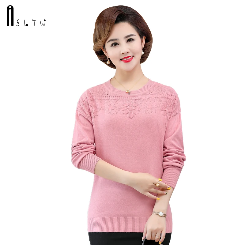 ASLTW женский свитер новый осенне-зимний пуловер Трикотаж с длинным рукавом
