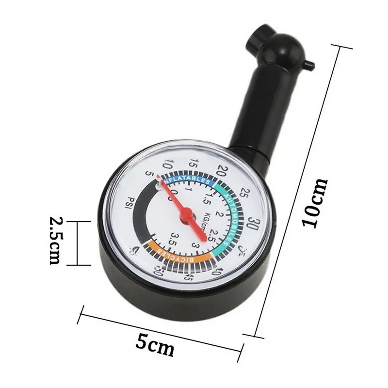 Multifunctional High-precision Automobile Tire Pressure Gauge Stainless Steel Plastic Box for Vehicles | Инструменты