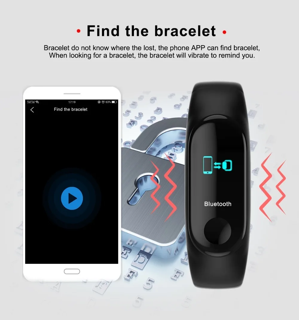 M3 Смарт-часы монитор сердечного ритма фитнес-трекер Smartwatch цветной экран кровяное давление Pedomater Pk Xiaomi Mi Band 3 Y5
