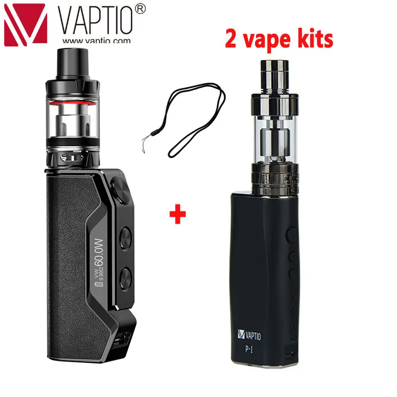 100% оригинальная электронная сигарета Vaptio регулируемый вейп 60 Вт боксмод со