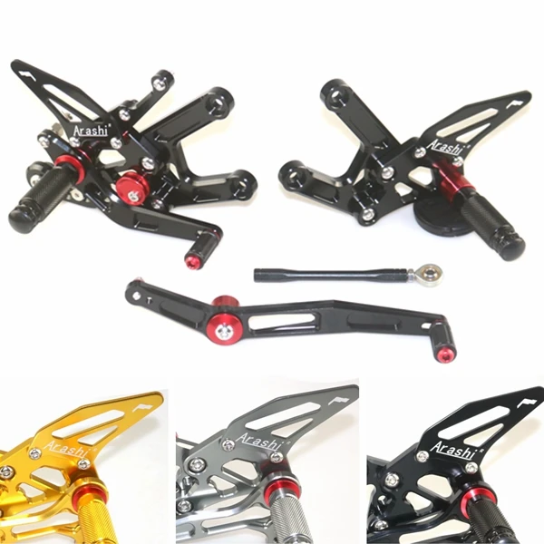 ЧПУ Регулируемая Задняя подставка для ног YAMAHA R6 2017 2018 2019|adjustable rear set|foot restrear set |