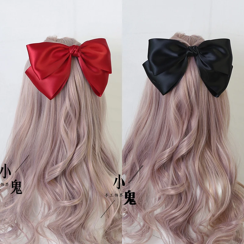 Японская лента KC негабаритная Заколка-бабочка волосы вспомогательные зажимы