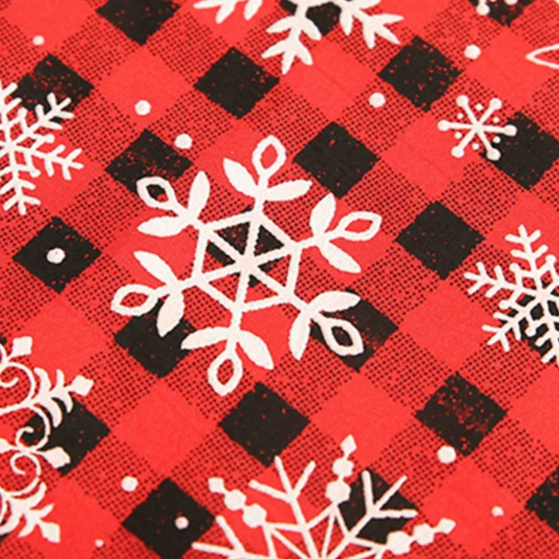 

Christmas Table Printed Snowflake Tablecloth Christmas Decorations for Home