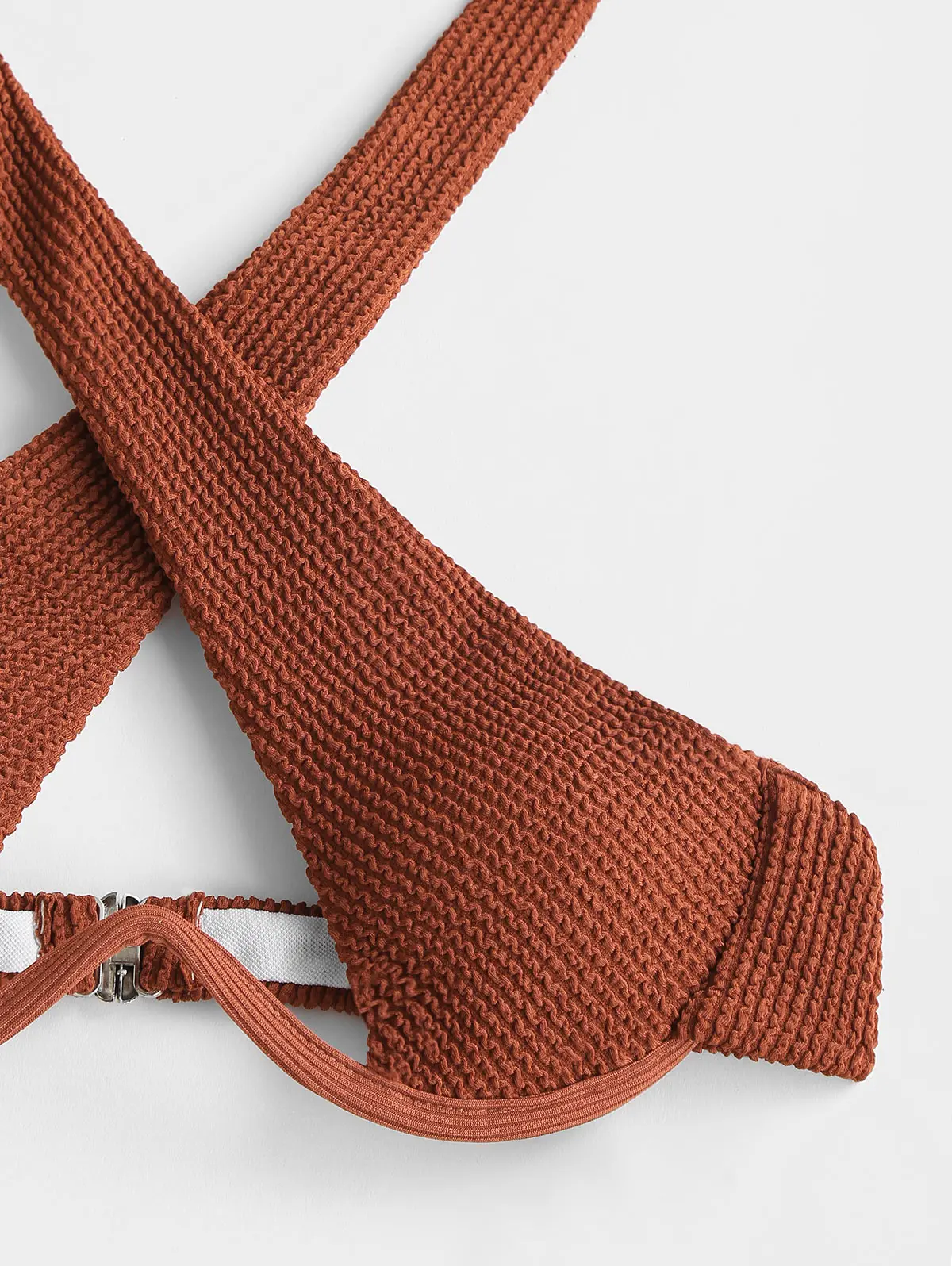 Женский купальник из двух предметов с лямкой на шее | Женская одежда