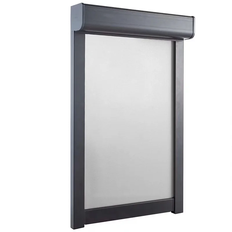 

Patio Outdoor Roller Shade Zip Track Roller Blinds, Resist Strong Wind and Rain, Anti-Insect