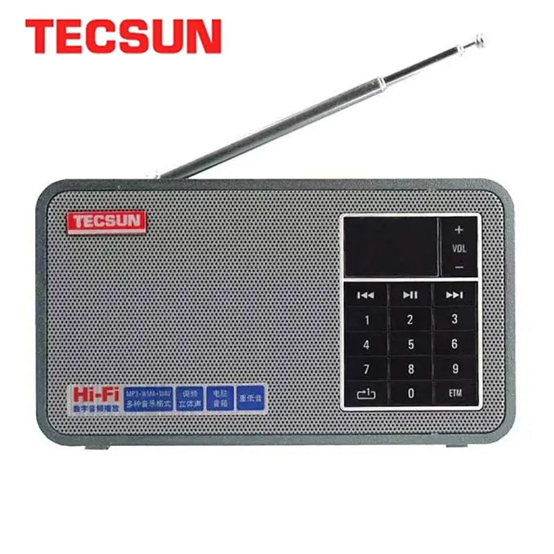 TECSUN X3 FM стерео радио MP3 плеер акустическая система для ПК цифровое аудио радио USB диск с восточным режимом настройки портативное радио