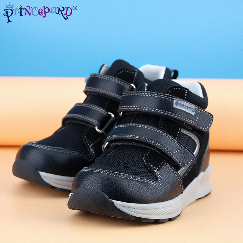 Princepard-Zapatillas ortop&eacute;dicas para ni&ntilde;os y ni&ntilde;as, calzado deportivo con soporte de tobillo para pies planos, para correr, con plantilla ortop&eacute;dica-4