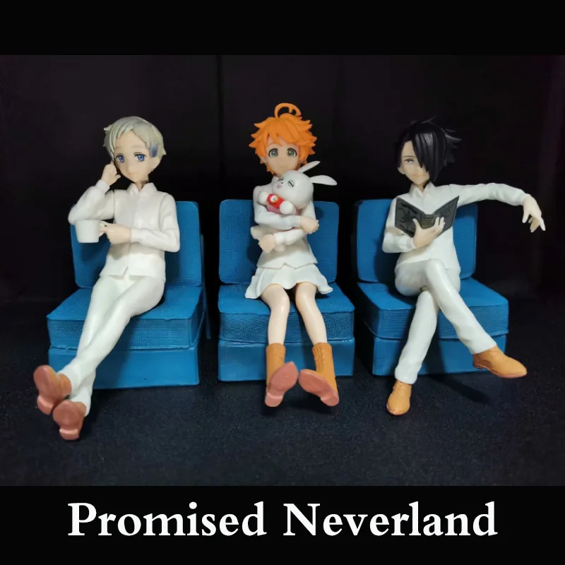 

16m The Promised Neverland Emma Norman Ray action figure collection toys Christmas gift with box